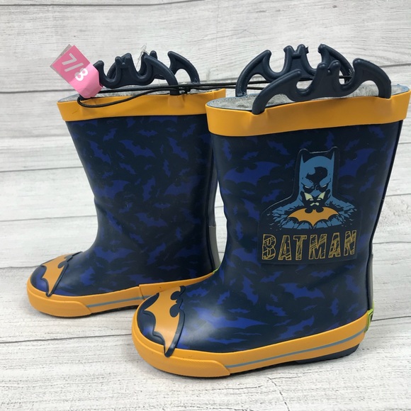 Western Chief  BATMAN Rain Boots Sz 7/8 - Picture 3 of 11
